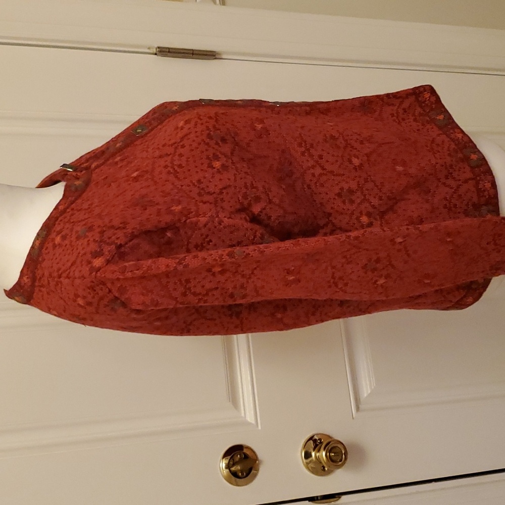 Nomadic Traders New Cherry/Multi Cardigan, Size S - image 8